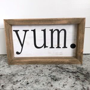 Hobby Lobby Accents - Hobby Lobby Wooden YUM Sign Hobby Lobby Accents - Hobby Lobby Wooden YUM Sign